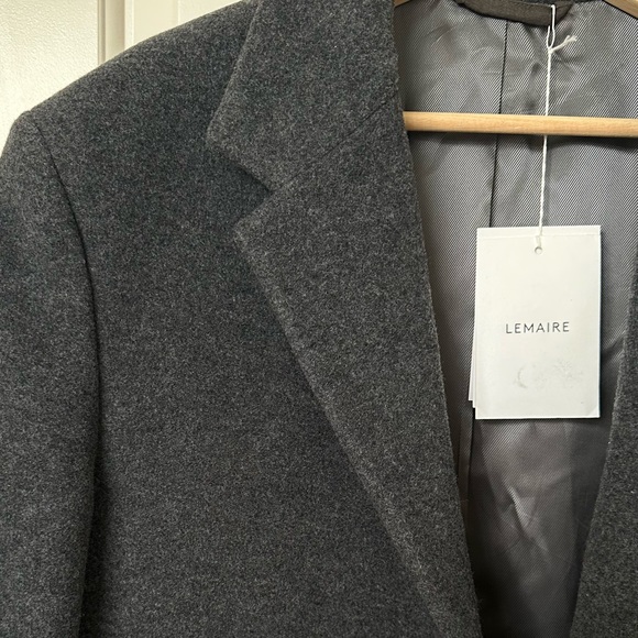 Lemaire Grey Chesterfield Coat XXS - Picture 3 of 6